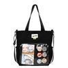 Large Capacity Handheld Book Bag Versatile High Value Shoulder Bag Cute Girl Soft Girl Messenger Bag Tutoring Bag