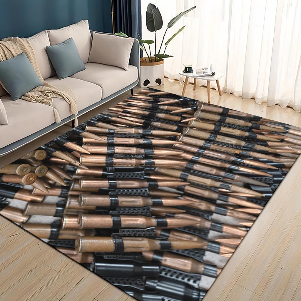 Rodzaje Cool Różne Rodzaje Pocisków do Broni Dywanik do Salonu Sypialni Domu Dekoracja Kanapy, Mata Podłogowa do Zabawy dla Dzieci