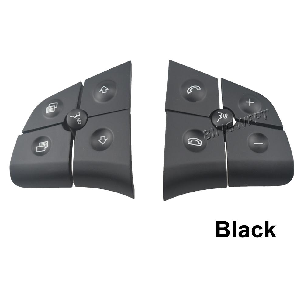 2Pcs 10 Keys Car Steering Wheel Switch Button For Benz B-Class W245 2008 2009 2010 2011 Auto Accessories