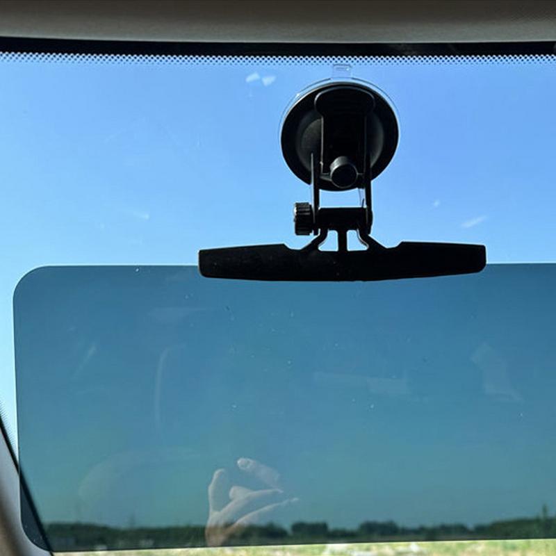 Auto Sun Visor Anti-Glare UV Protection Suction Cup Car Visor Multipurpose Sun-Proof Sun Visor Black Sunvisors for SUVs Trucks