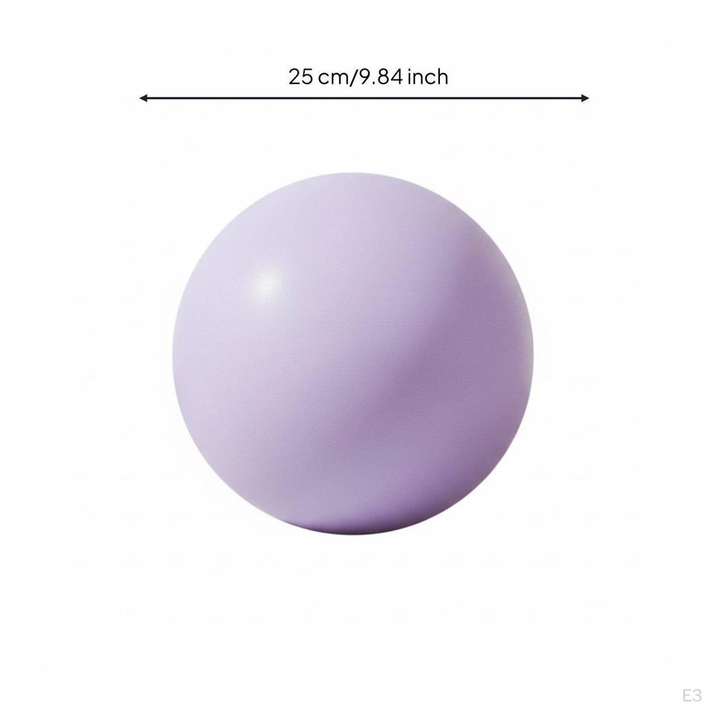 Fitness Ball AntiRupture Small Pilates Thickened Wall for Beginners, Postpartum Women, Gym