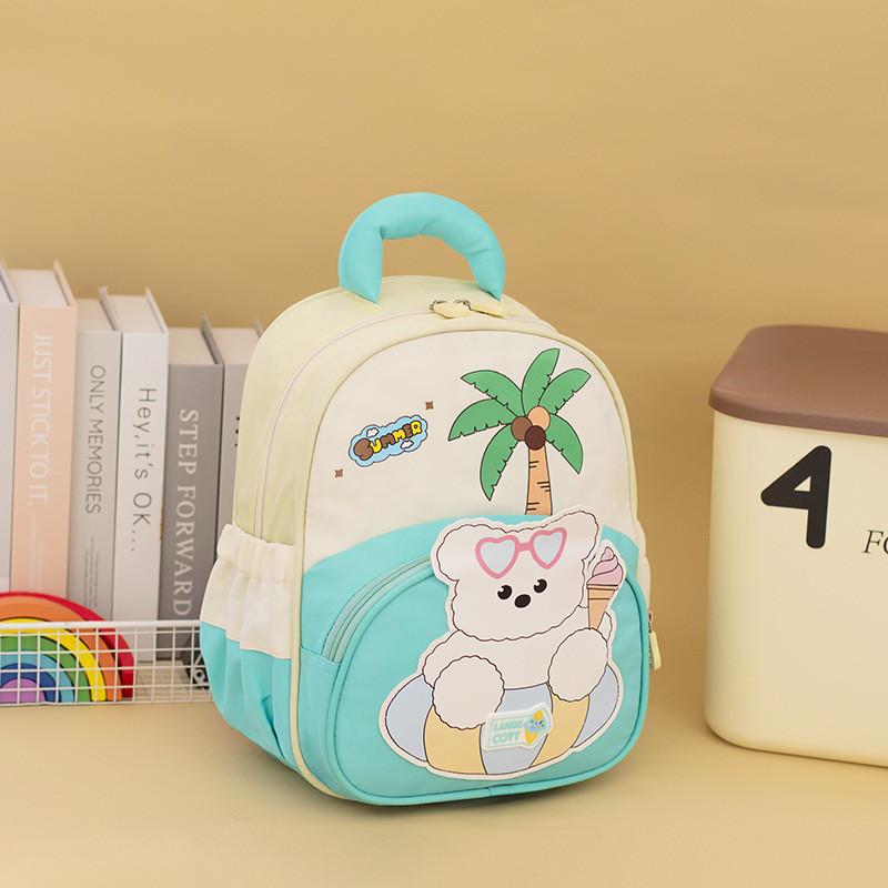 Kids School Bag With Lightweight Design And Cartoon Pattern For Preschool Education Use