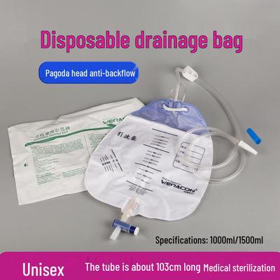Weikang Large Capacity Sterilized Urostomy & Urine Drainage Bag for Bedridden Patients