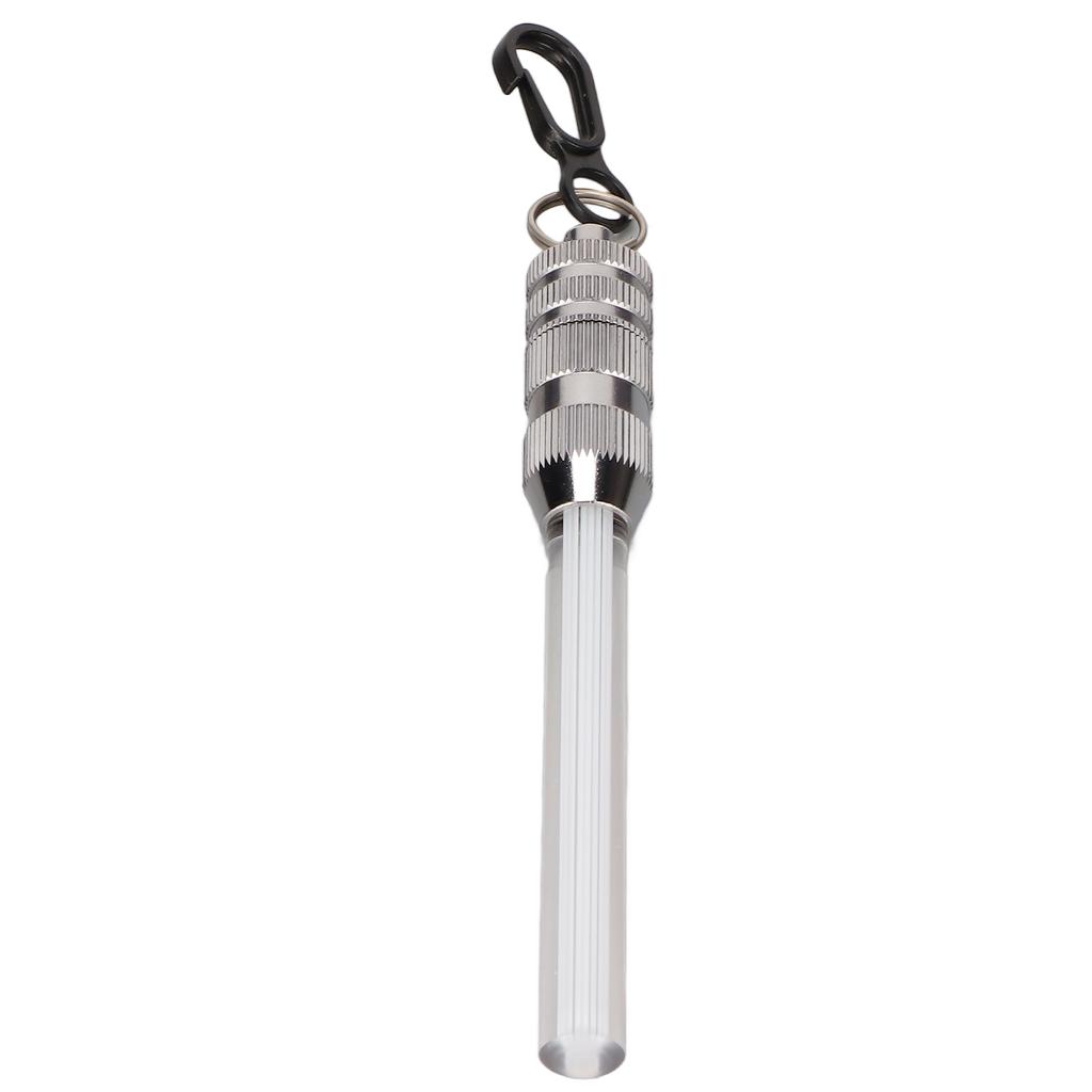 Diving LED Light Underwater Waterproof LED Dive Flashlight Warning Torch with Button BatteryWhite