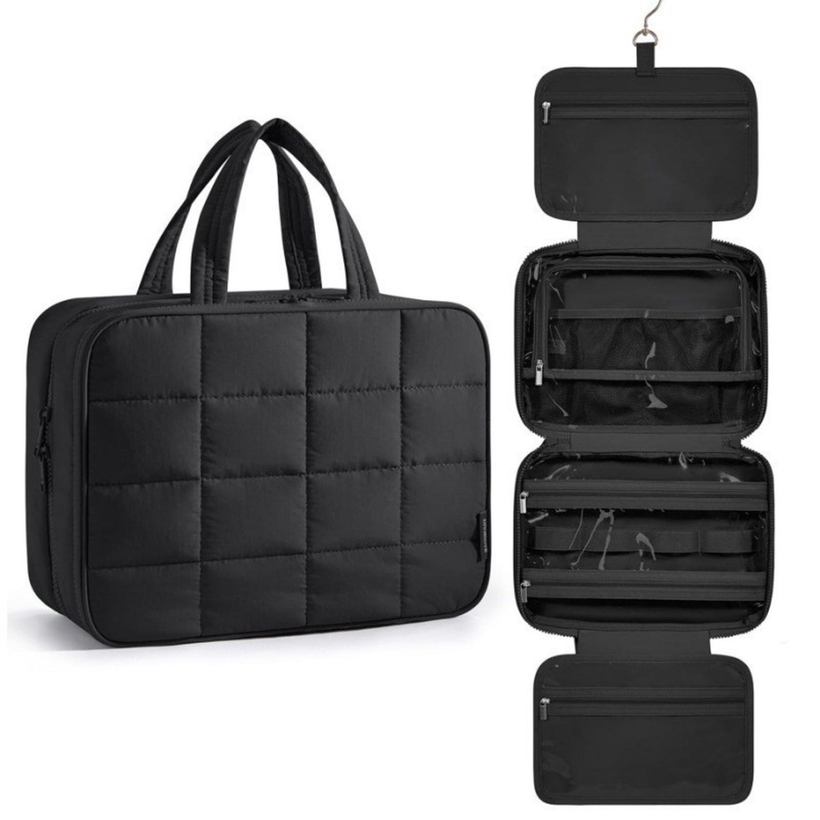 

Multi-functional Toiletry Bag Storage Bag Hanging Bathroom Large Portable Storage Box Cosmetic Case For Makeup Women One Size