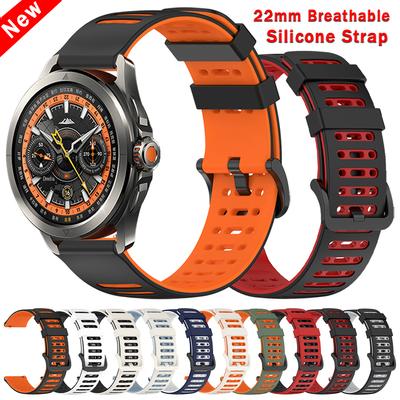 22mm Strap For Xiaomi Watch S1 Pro/Active S3 Color 2 Mi Watch Bracelet For Xiaomi Watch S4 Sport S2 46mm/42mm Silicone Soft Band