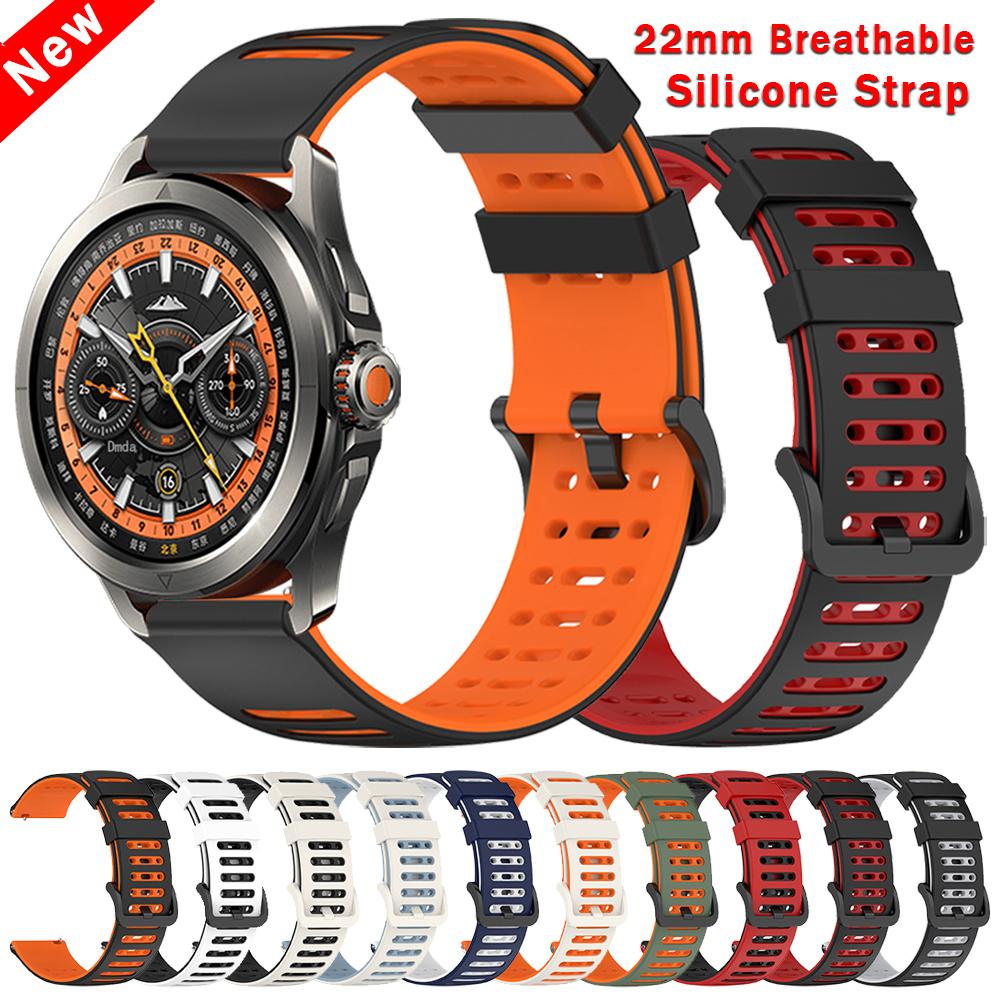 22mm Strap For Xiaomi Watch S1 Pro/Active S3 Color 2 Mi Watch Bracelet For Xiaomi Watch S4 Sport S2 46mm/42mm Silicone Soft Band