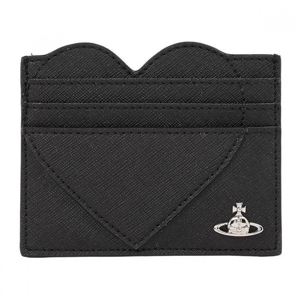 Vivienne Westwood Women Heart Card Wallet S0021 N401
