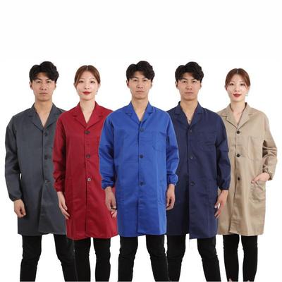 Cappotto da Lavoro Antipolvere Camouflage Blu Unisex - Manica Lunga, Resistente all'Usura Uniforme da Magazzino