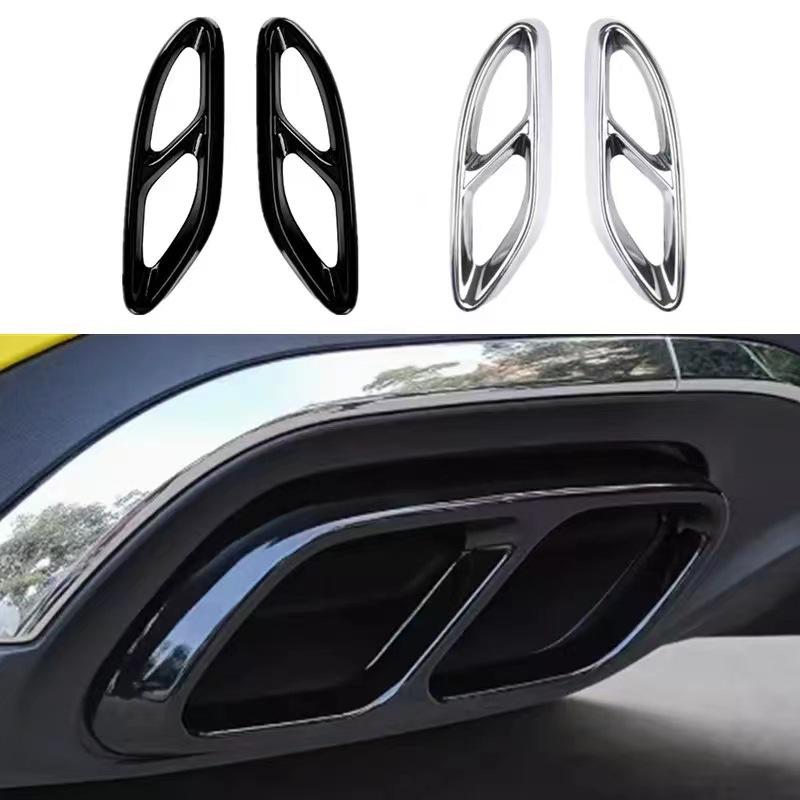 Mercedes-Benz Tailpipe Dual-Outlet Exhaust Decoration for B-Class, C-Class, E-Class, GLC, GLE, GLS