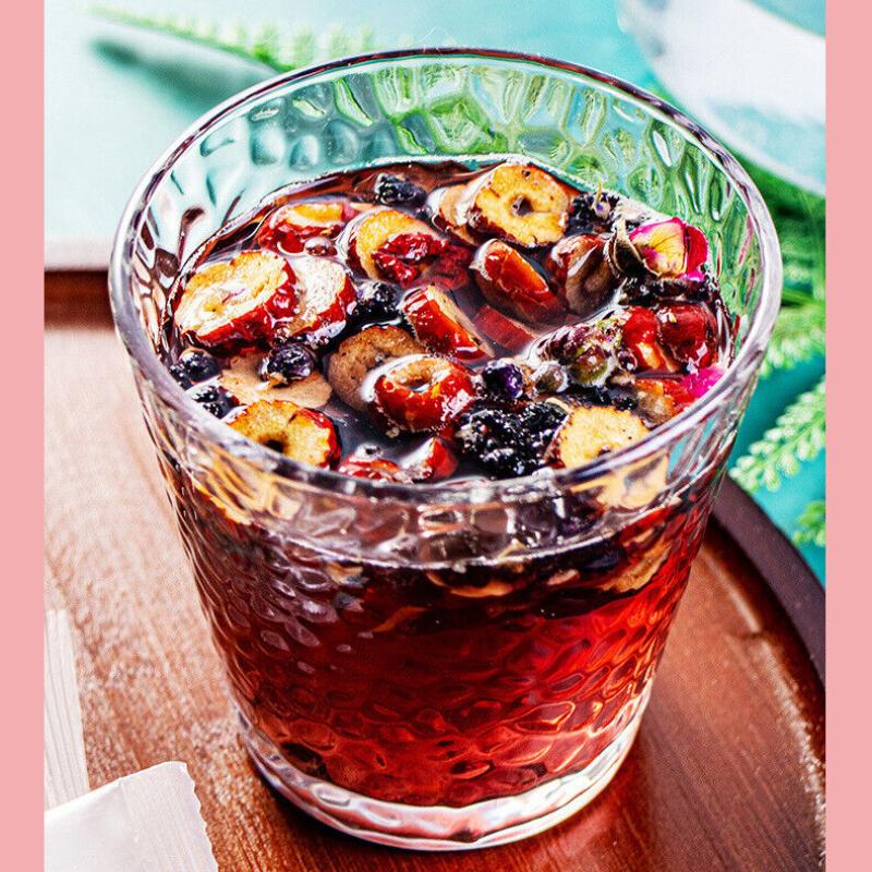 Natural Fruit Tea Herbal Tea Black Wolfberry Mulberry Rose Tea Women Beauty Tea