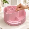 Manicure Organizer with 18 Holes Anti-Slip Divided Makeup Brush Holder Sturdy