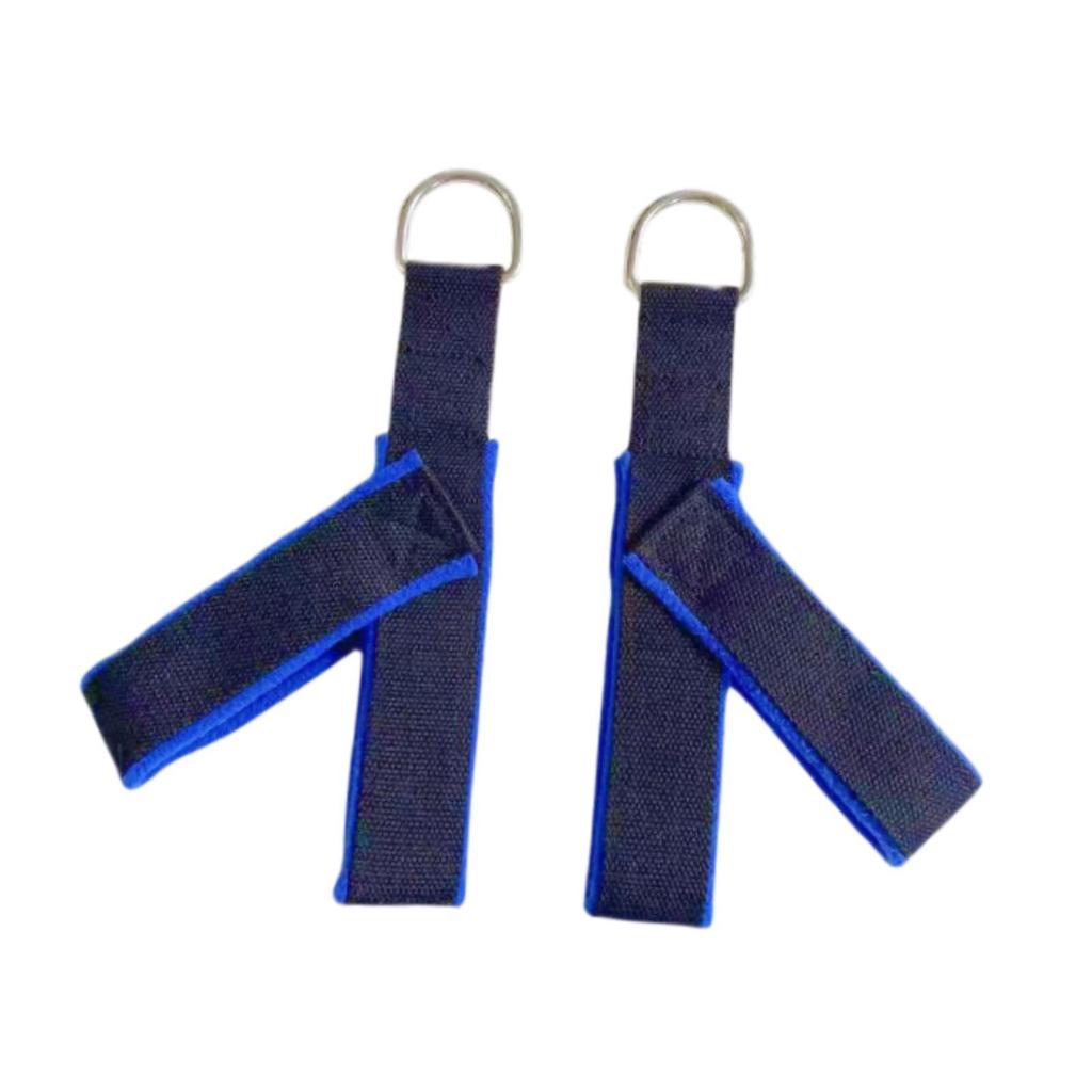 2Pcs Pilates Straps Reformer Straps D Ring Core Waist Back Leg Y Loops Fitness Straps Yoga Straps for Exercise Men Home Women