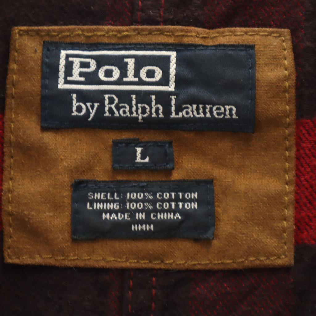 Polo by Ralph Lauren Oil Coating Hunting Jacket L Brown Men's Used