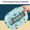 Lunch Box Termico a 3 Scomparti con Ciotola per Zuppa Contenitore per Alimenti Per Viaggio