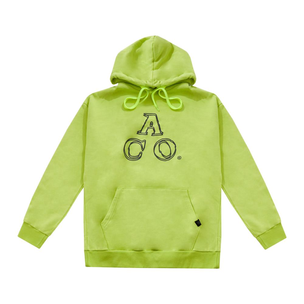 Aco Logo Hoodie (Lime/Charcoal)