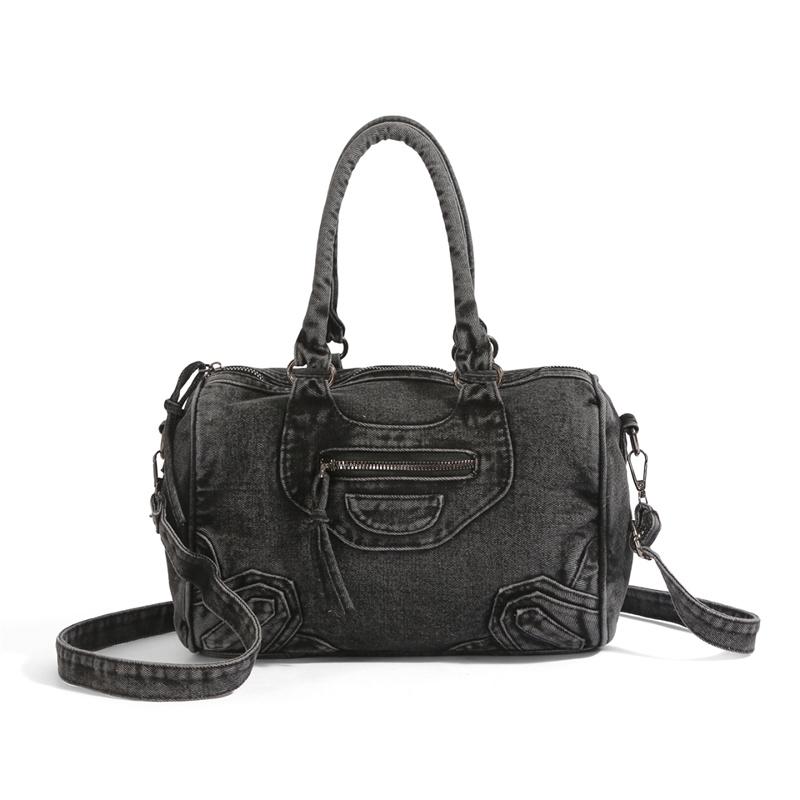 Vintage Large Capacity Crossbody Bag Women's Handbag Denim Bag