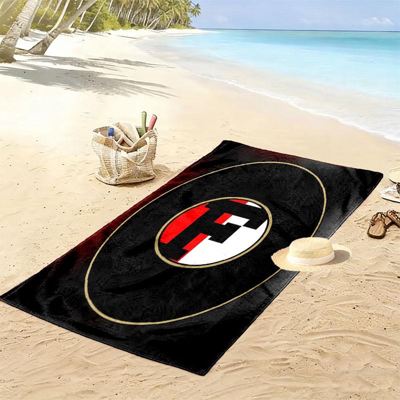 Toalla de Playa Estampada Feyenoord, Toalla Grande Suave de Secado Rápido para Playa, Camping, Natación