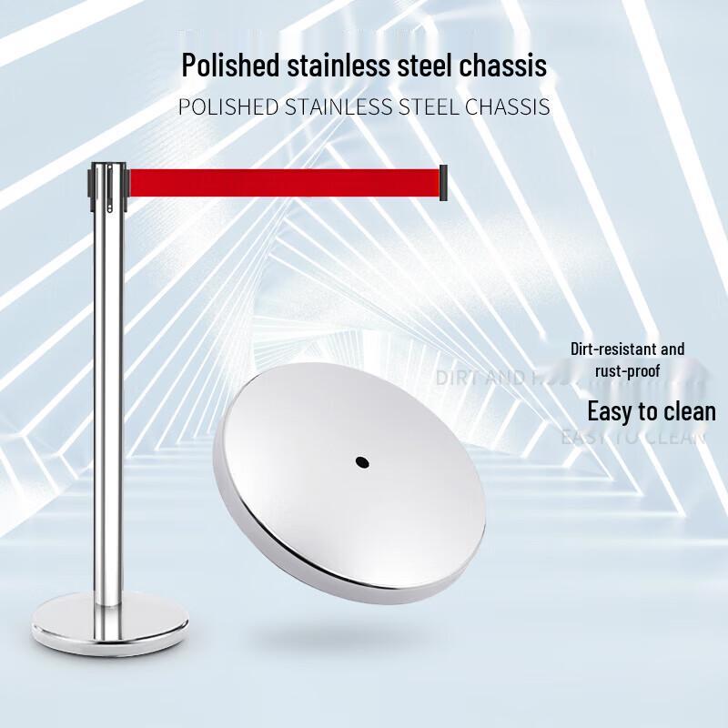 

Stainless Steel Retractable Warning Barrier Stanchion
