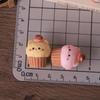 10Pcs Cartoon Animal Dessert Charms Lovely Kitten Ice Cream Cone Resin Pendants For Diy Jewelry Craft Making Accessories