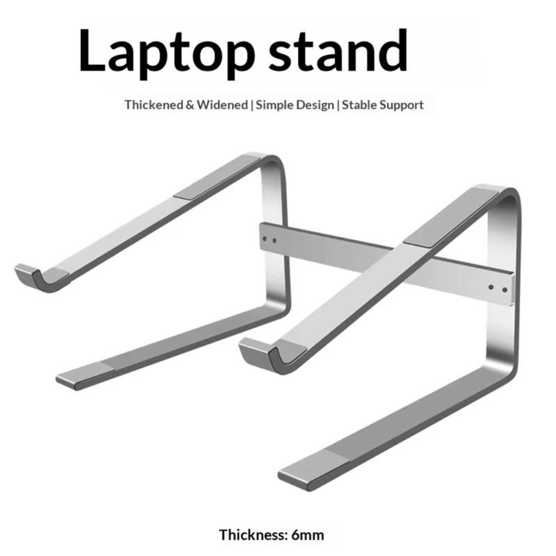 Aluminium Alloy Laptop Holder Stand Portable Foldable Desktop Bracket Support Stand For Tablet Laptop Desktop Holder