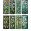 Static Cling Stained Glass Film Rainbow Pattern Static Cling Film  for Windows Doors Sidelight