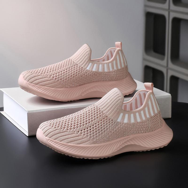 Kids Summer Mesh Slip-On Shoes Lightweight Casual Running Shoes Stylish Boys Girls Sock Shoes Outdoor Walking Playing Wide Width