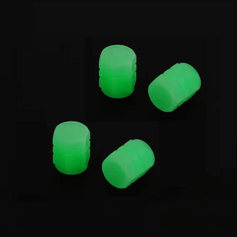 4Pcs Motorcycle Car Luminous Night Glowing Wheel Tyre Valve Caps Decors Universal for Tracer 9 Gt Suzuki Gsxr 600 Fz1 Tmax Fz6