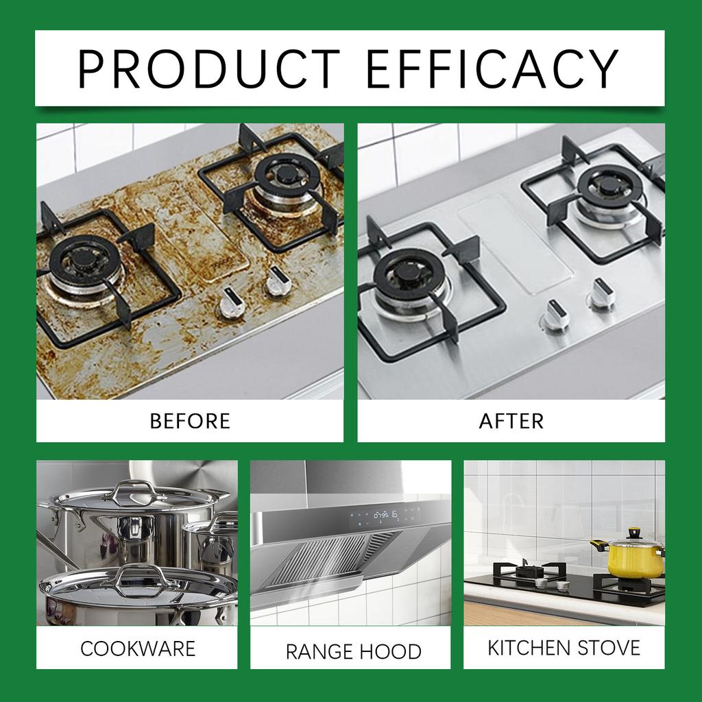 Jakehoe Kitchen Appliance Cleaner Cleaning Oil Hood Stove Multi-purpose Heavy Oil Cleaner