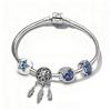 Holy Dream Catcher Bright Star 925 Silver Bracelet Women's SL-2