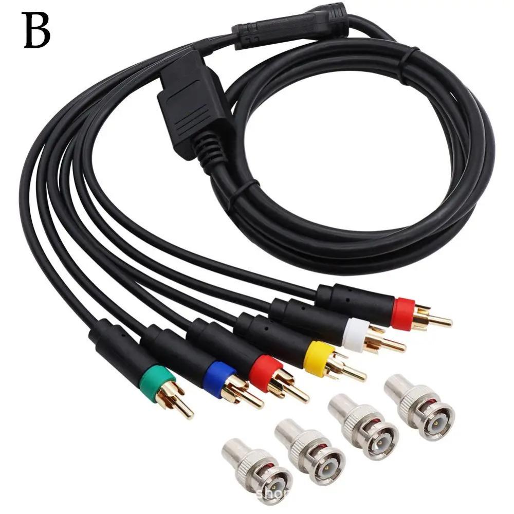 RGB/RGBS Cable for N64 64 SNES NGC Video Consoles Composite Cable with Strong Stability