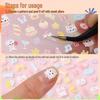 5D Luminous Cartoon Nail Stickers: Cute, Waterproof, 3D Embossed Decals for Kids' Nail Art