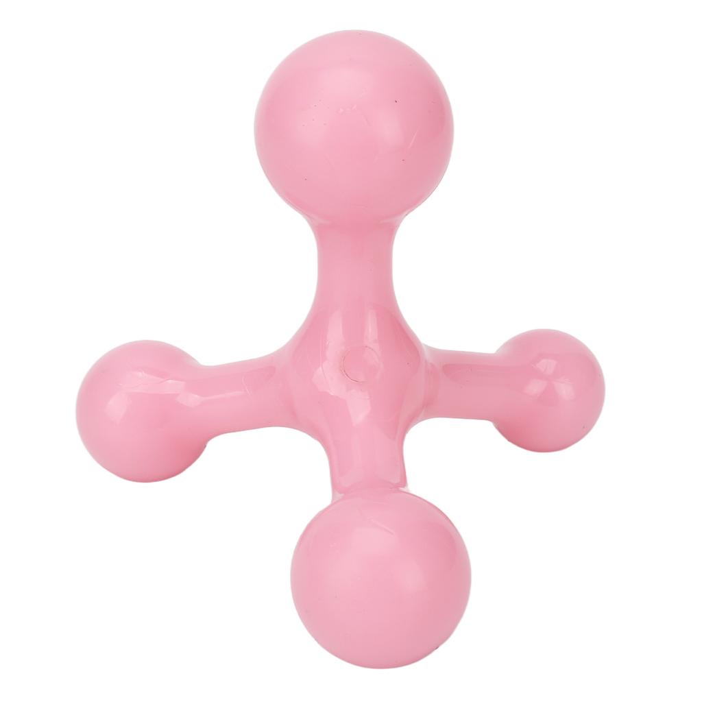 Arch Handheld Massager Tool Triangle Reduce Soreness Mini Handheld 4 Point Massager Pink