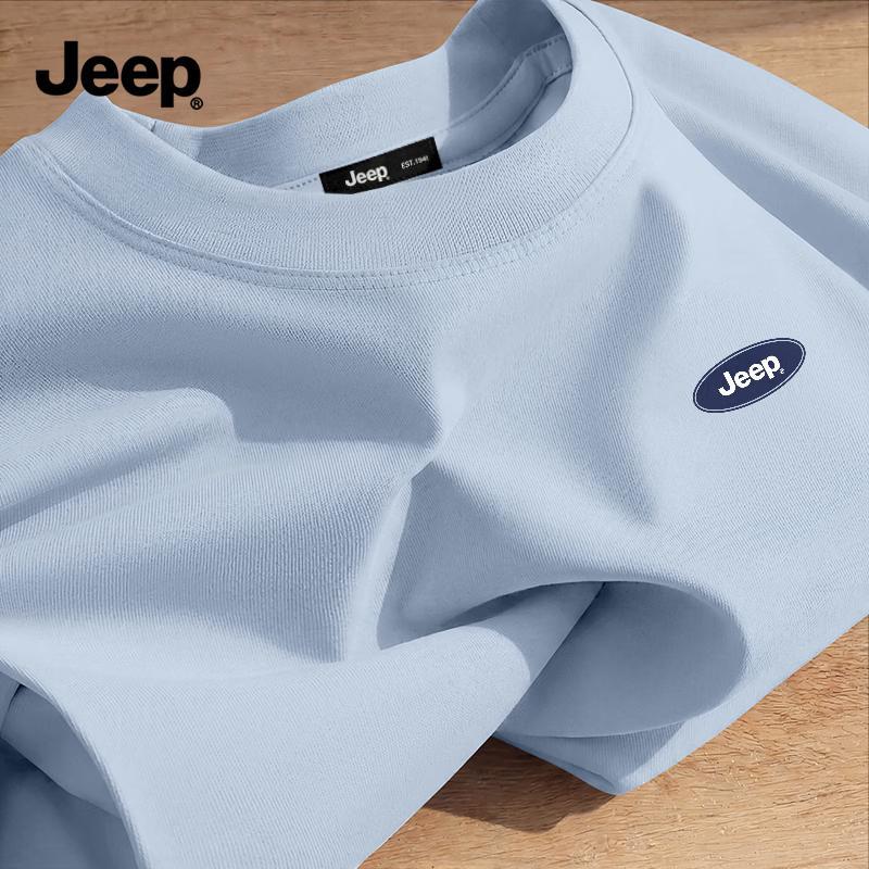 JEEP Men's Heavyweight Cotton Short Sleeve T-Shirt