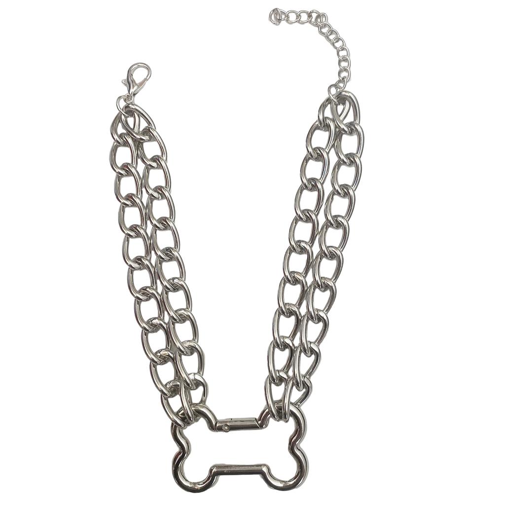 Hip Bone Chain Necklace Delicate Hollow Bone Necklace Adjustable Length Necklace Perfect Gift for Fashionable Youth