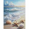 Diamond Painting Kit Beach Seashell Starfish. DIY Diamond Art. Handmade Gift for Friends and Family. Home Decor Artwork Full Round Drills