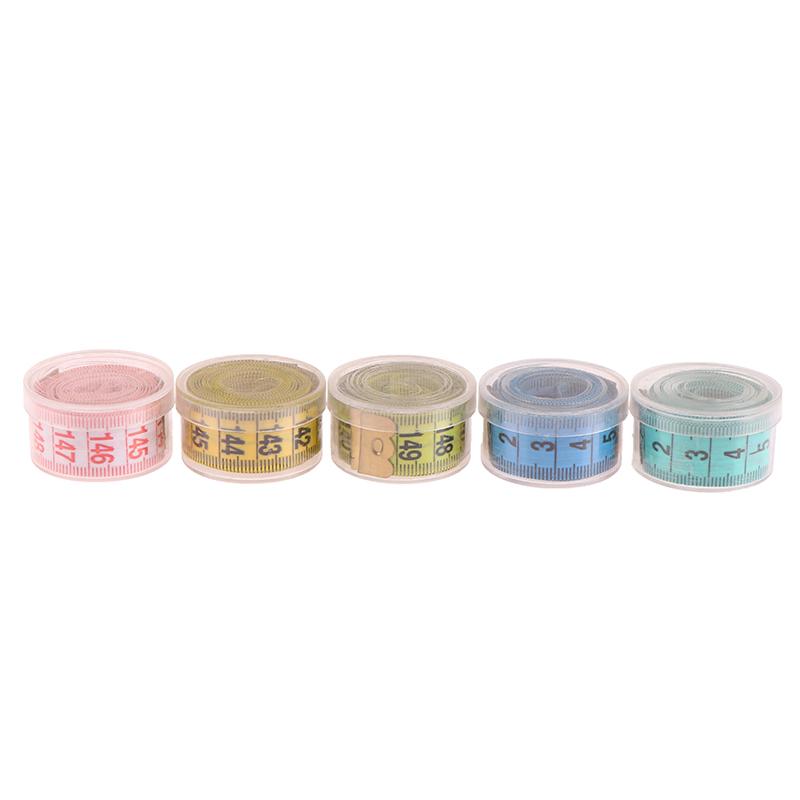 Sewing Measuring Tape Soft Random Color 150Cm/60" Body Measuring Ruler Sewing Tailor Tape Measure Centimeter Meter