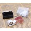 40X Mini Magnifying Glass with Led Light Metal Case Hd Appraisal Collection Antique Diamond Jewelry Pocket Illuminated Loupe