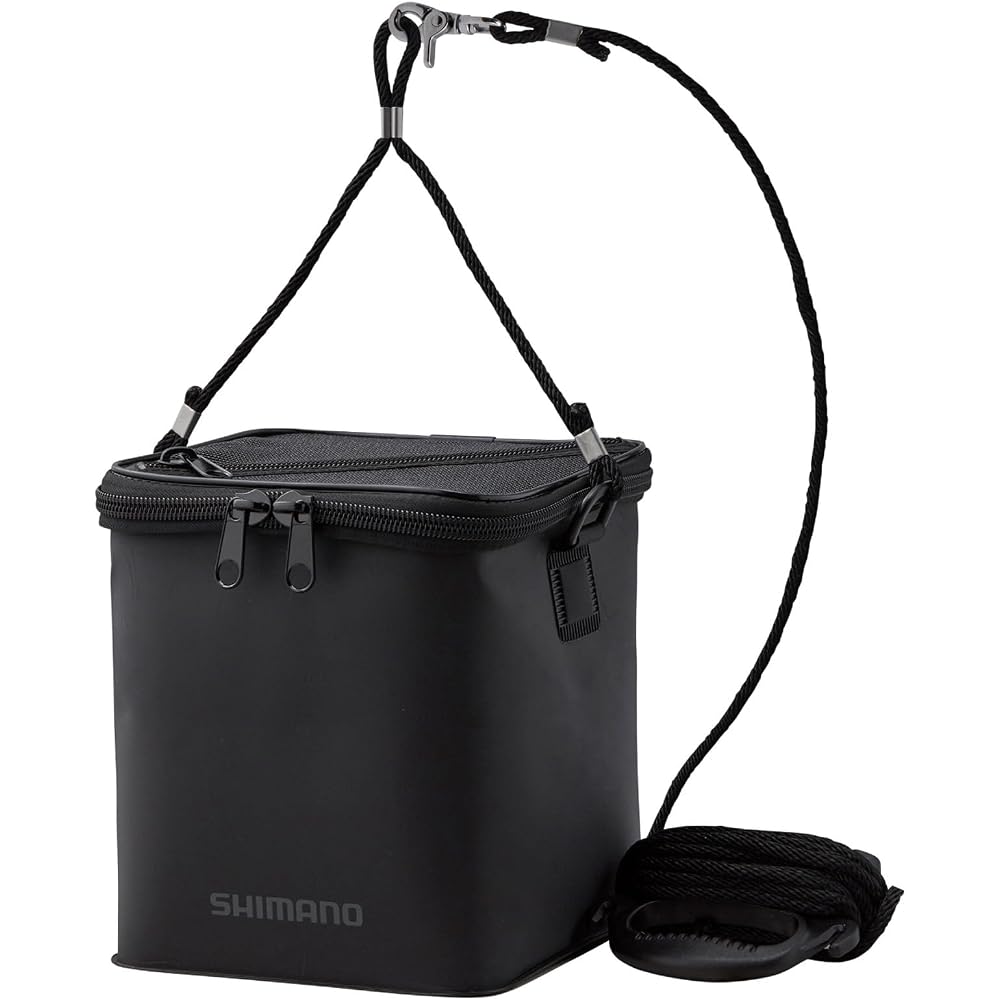 Shimano BK-001X Mesh Fishing Bucket Black 21cm