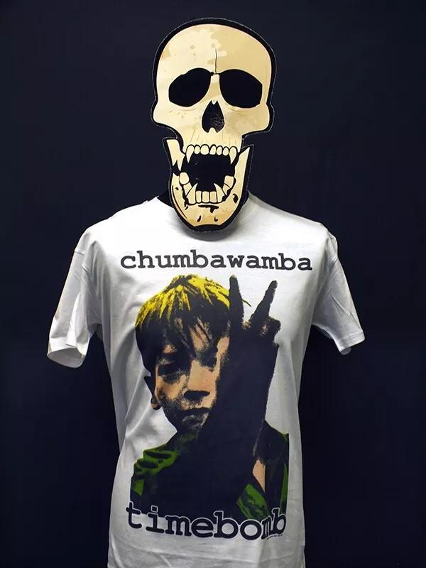 

Summer Style New Short Sleeve Chumbawamba Timebomb Shirt European American Y2k Cotton Alphabet Pattern Oversized T-Shirt 3XL