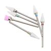 6pcs Nail Drill Bits Set Professional Salon Novice Ceramic Rhinestone Gel Polish Cuticle Remover Bits