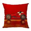 Car Vintage Dog Print Pillow Case Cartoon Beautiful Cushion Cover For Cars Home Decor Living Sofa