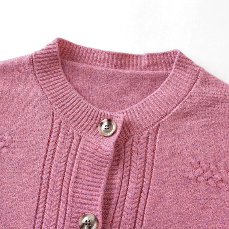 Übergröße 4XL-7XL Herbst Langarm Strickjacke für Damen Pullover Elegante Strickwaren Oberteile Lässige Damenbekleidung für mittleres Alter