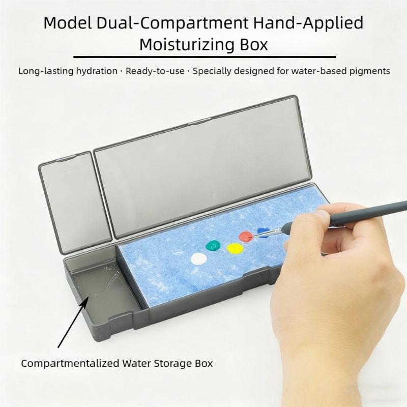 Paint Holder Keep Wet For Miniatures Paint Modeling Acrylic Painting Model Coloring Wet Tray Paint Supplies