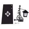 Decorative Library Lantern Iron Bookshelf Lamp Vintage LED Book Light for Book Lovers