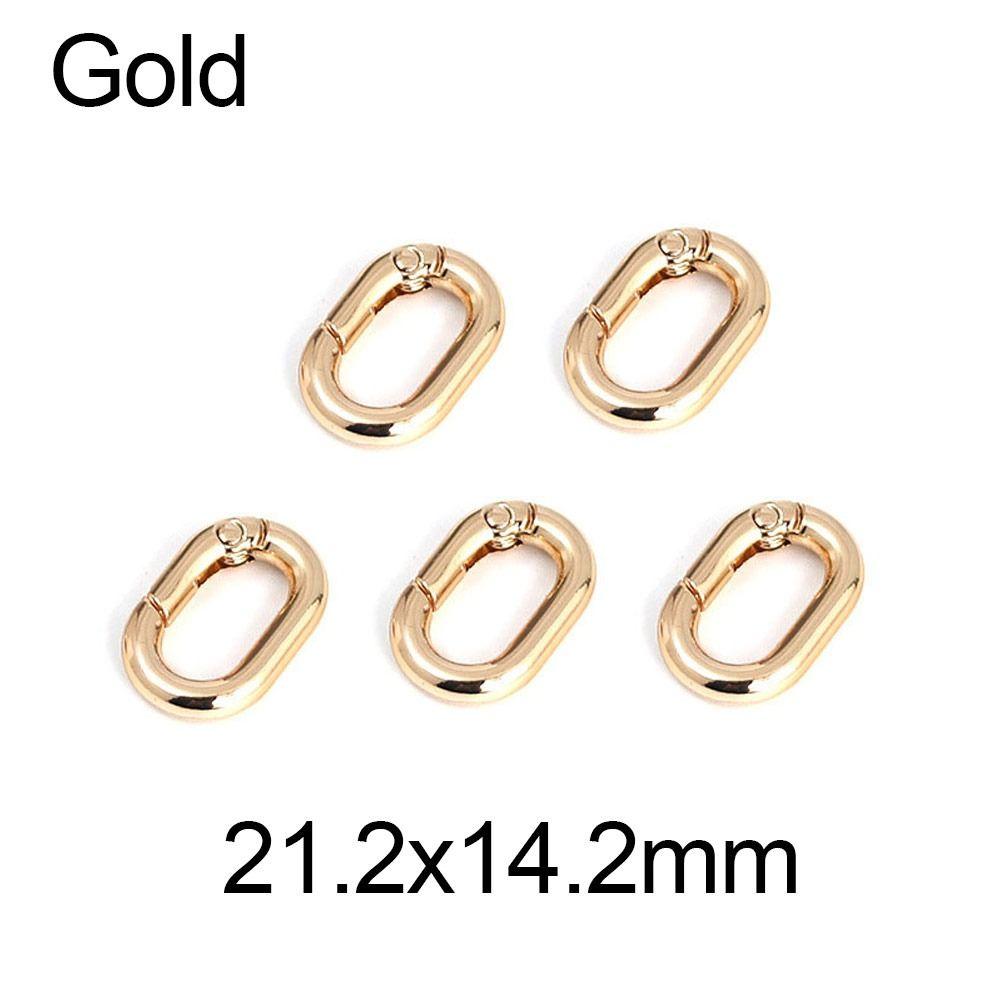 Camping Hiking Accessories Spring Oval Rings Outdoor Carabiner Handbags Clips Bag Belt Buckles