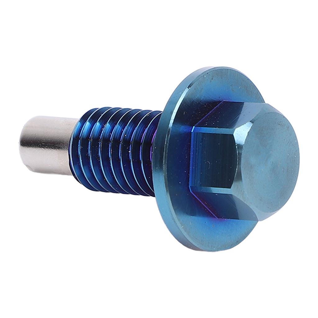 M12 X 1.75 Oil Drain Plug Magnetic Ti Alloy High Hardness Effective Universal Fit for Automotives