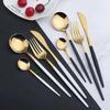 30Pcs Cutlery Set Stainless Steel Dinnerware Set Western Flatware Knife Fork Tea Spoon Mirror Tableware Kitchen Silverware Set