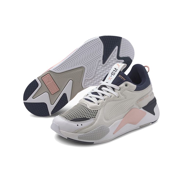 Puma Unisex RS-X Softcase Sneakers White Navy Pink 369819-11