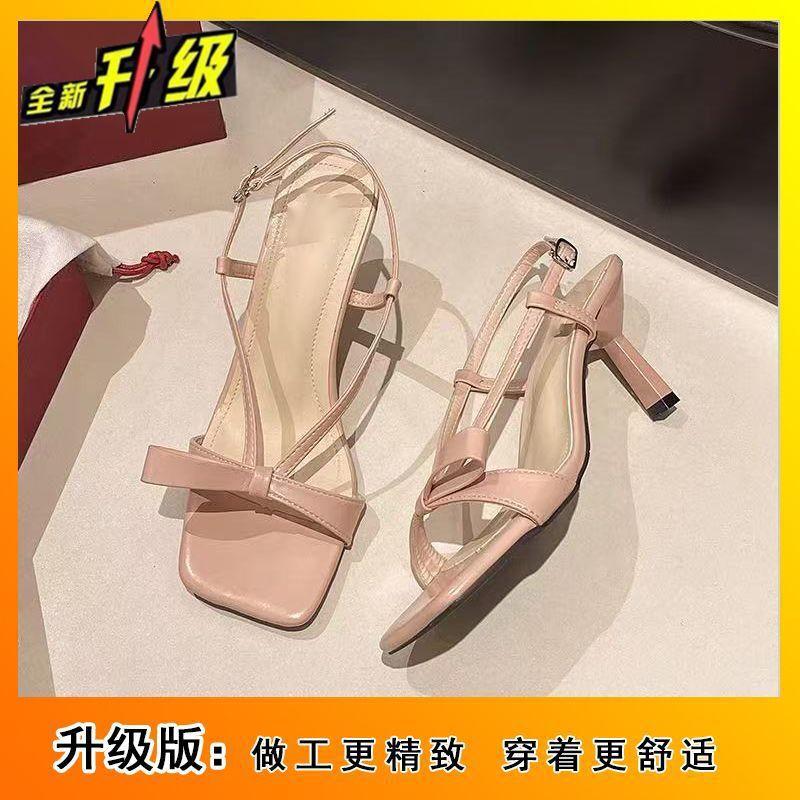 Non-slip skirt versatile sandals women 2025 new Internet celebrity explosive temperament fashionable one-word buckle sandals women